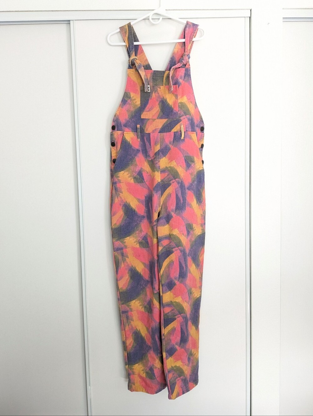 Lucy & Yak Easton Organic Twill Dungarees Brush Stroke US 6L/UK 10L